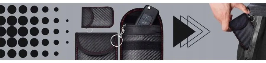 Etui na karty kredytowe klucze kluczyki keyless blokada zapłonu