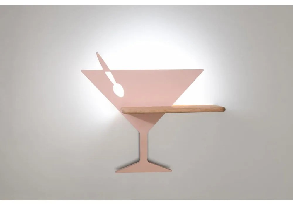 Różowy kinkiet LED Piccolo – Candellux Lighting