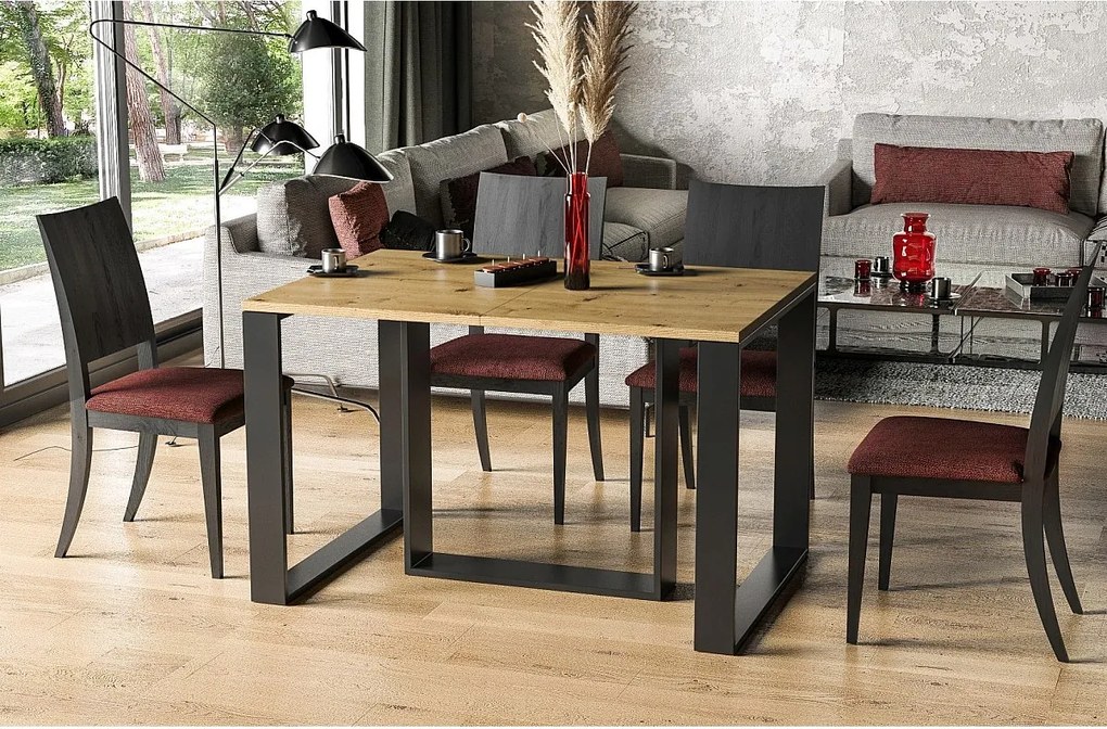 Stół rozkładany BORYS 130(330)x80 dąb artisan