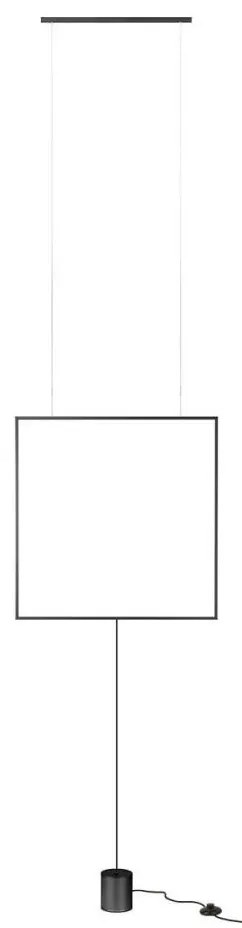 Redo 01-2134 - Lampa stojąca LED SLICK LED/28W/230V czarna
