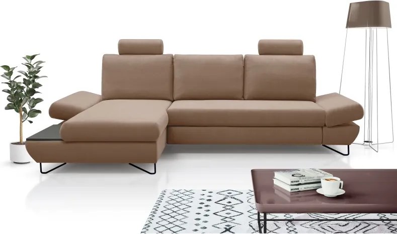 Narożnik LOFT z funkcją spania Regulowane zagłówki i podłokietniki Lewa strona Salvador 03