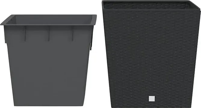 Antracytowa donica ogrodowa A1-E60