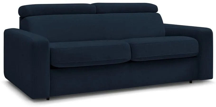 Ciemnoniebieska rozkładana sofa 215 cm Monaco – Bobochic Paris