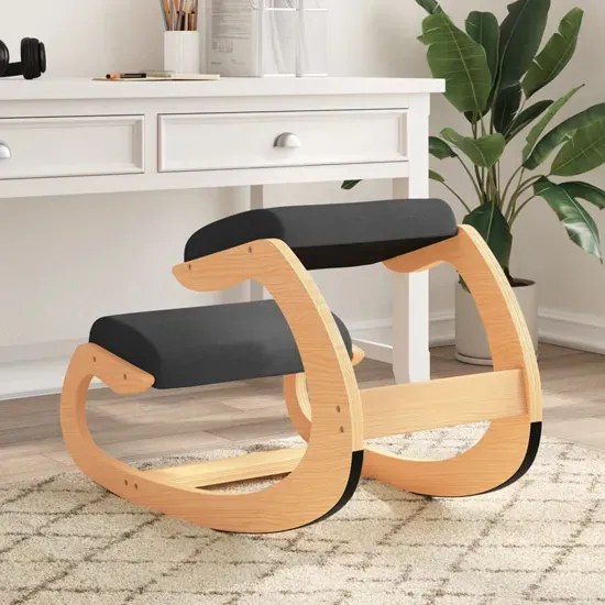 Ergonomiczny klękosiad z czarnym siedziskiem T5-R53