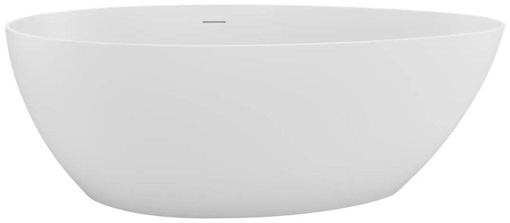 Wanna wolnostojąca asymetryczna - 245 l - 160 x 82 x 58 cm - Biały mat - Akryl - APULIA
