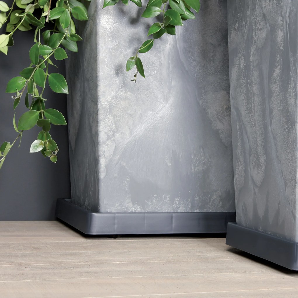 Podstawa pod donicę na kółkach 39 cm x 39 cm Mobile Platform kwadrat PROSPERPLAST