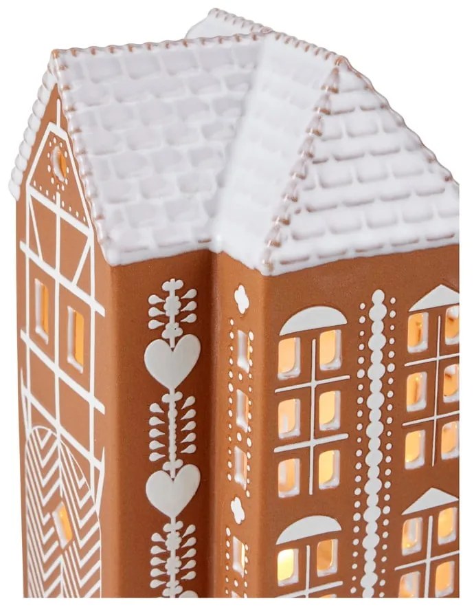 Kamionkowy świecznik na świeczkę typu tealight Gingerbread Lighthouse – Kähler Design