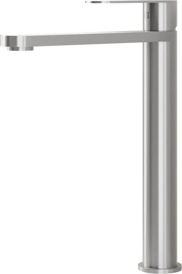 Bateria umywalkowa TARNBY 27,3 cm, szczotkowana stal nierdzewna