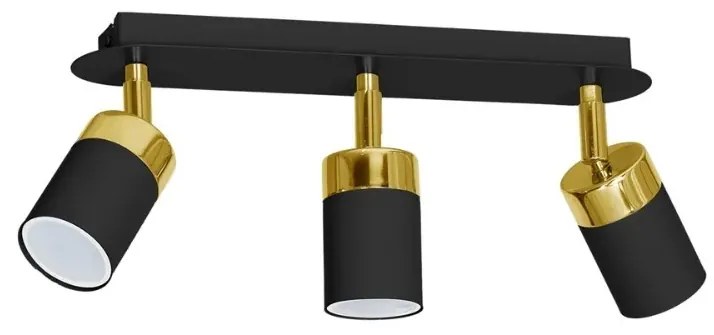 Czarno-złoty potrójny plafon - K472 G8-P94
