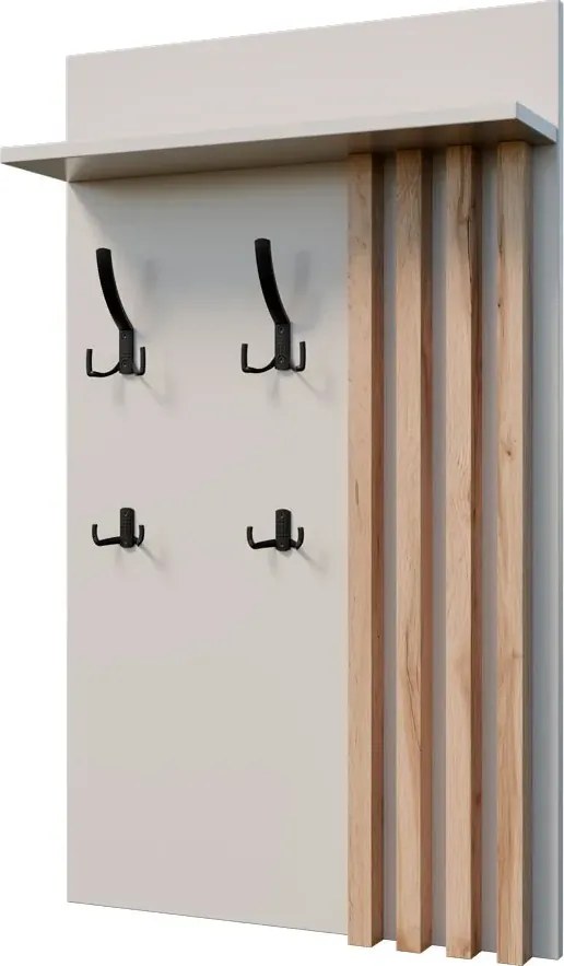 Kaszmirowy wieszak z półką do przedpokoju H7-S64