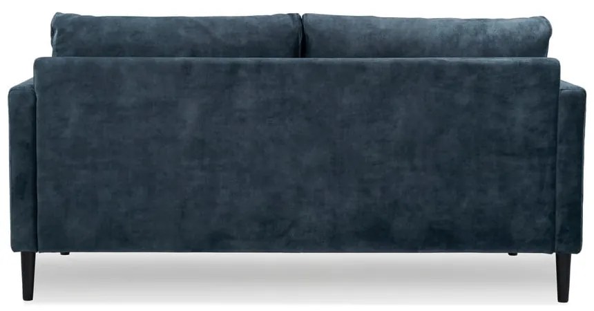 Ciemnoszara sofa z aksamitnym obiciem Scandic Adagio, szer. 153 cm