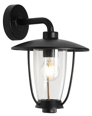Nowoczesna lampa ścienna zewnętrzna czarna - Khana