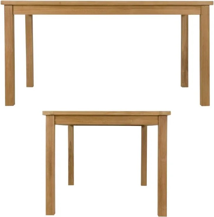 Stół do jadalni DIVERO, solidny 150 x 90 cm