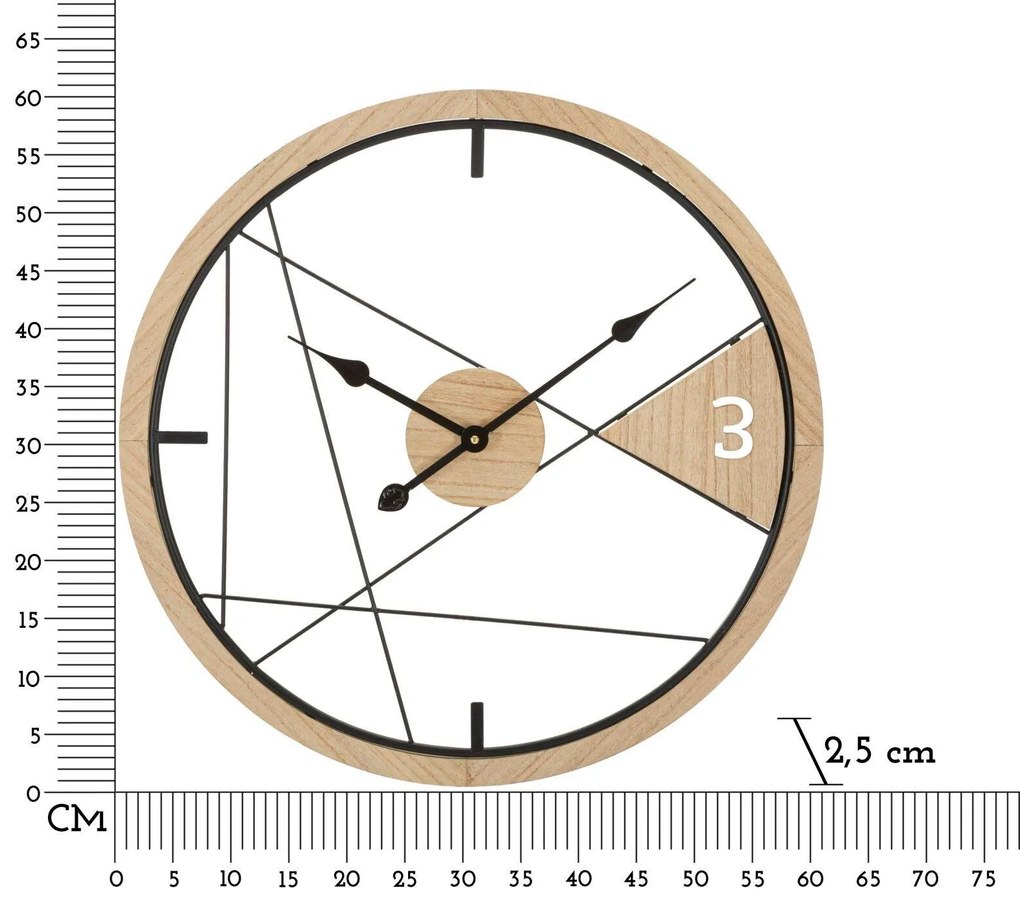 Zegar ścienny GEOMETRIC, Ø 60 cm