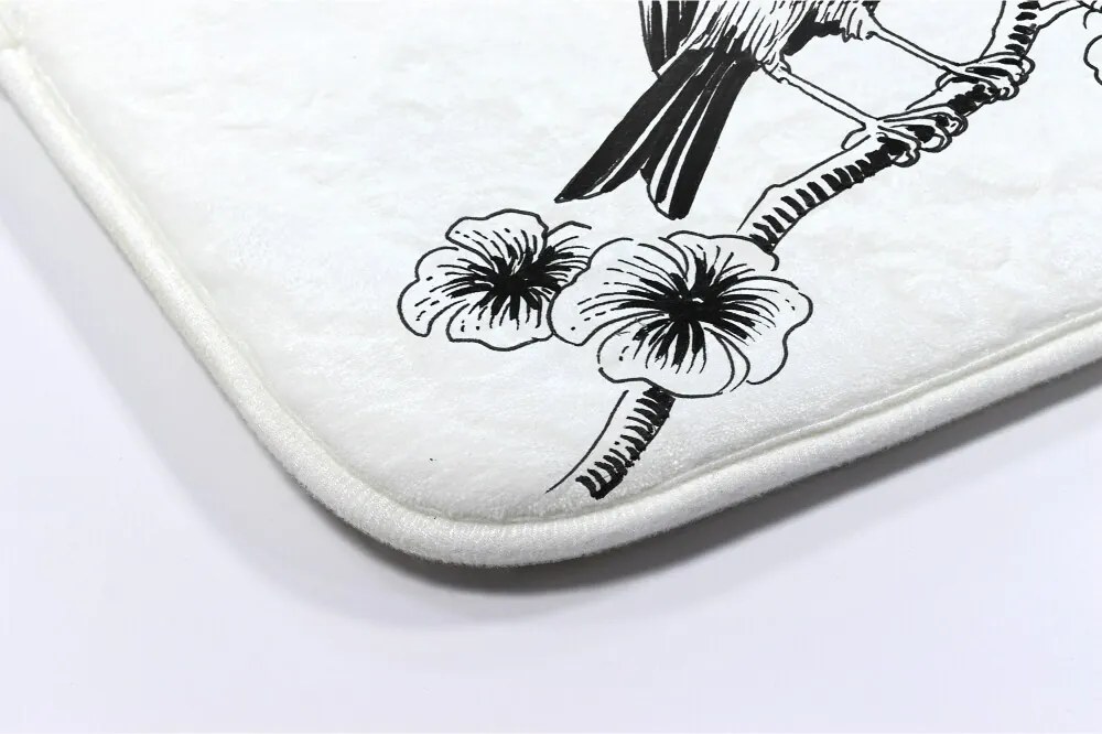 Dywanik do łazienki Dywanik do łazienki Ptak na drzewie