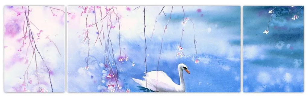 Obraz - Magiczne jezioro (170x50 cm)