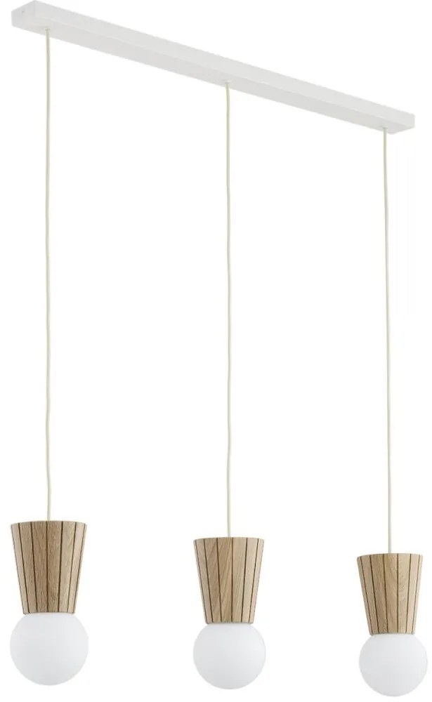 Argon 6357 - Żyrandol łazienkowy na przewodzie VOLANTE 3xG9/6W/230V IP44 beżowy