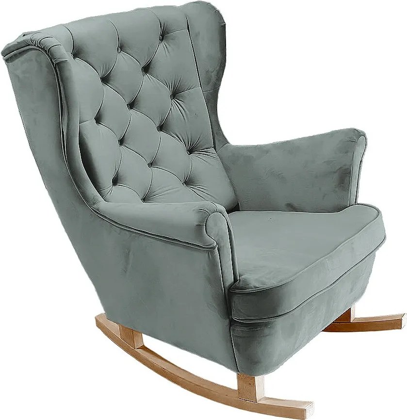 Fotel Relax z Tapicerowanym Siedzeniem i Podłokietnikami, Fotel TV 102x81x95cm Popiel_29857