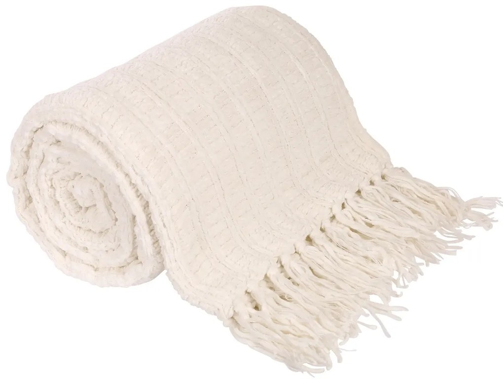 Koc Emma kremowy, 150 x 200 cm