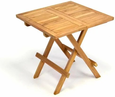 Składany stolik ogrodowy drewniany  50 cm