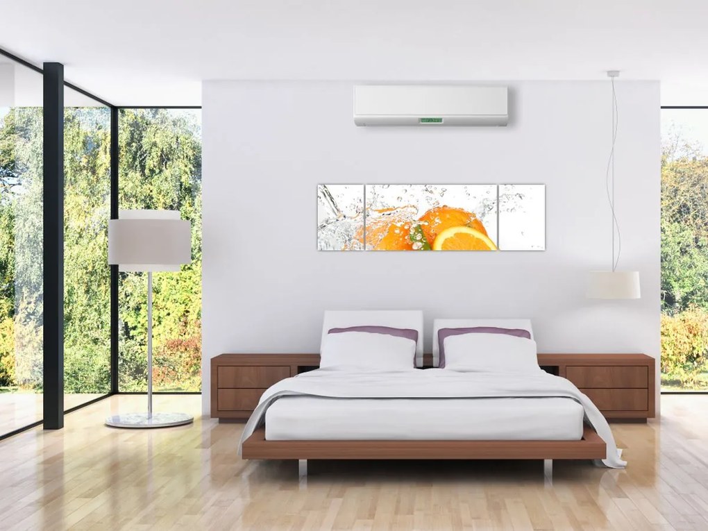 Obraz - Soczyste pomarańcze (170x50 cm)