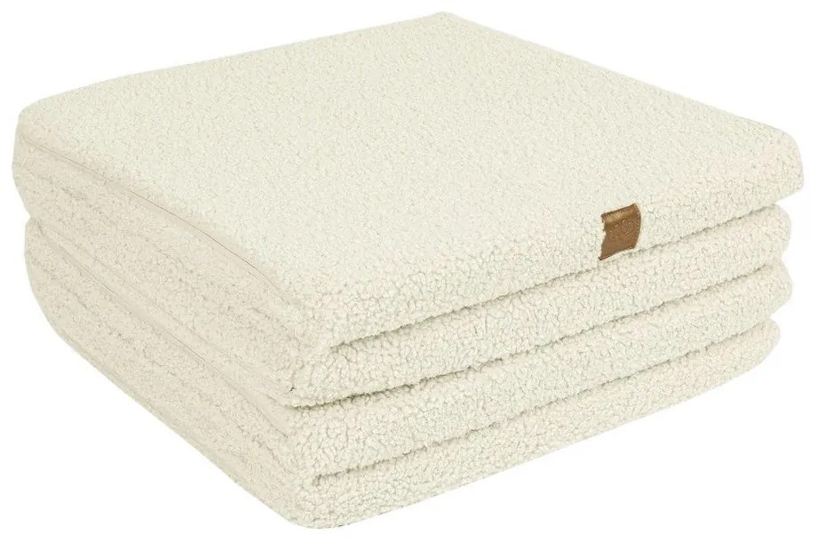 Kremowa mata do zabawy dla dzieci 120x120 cm – Meowbaby