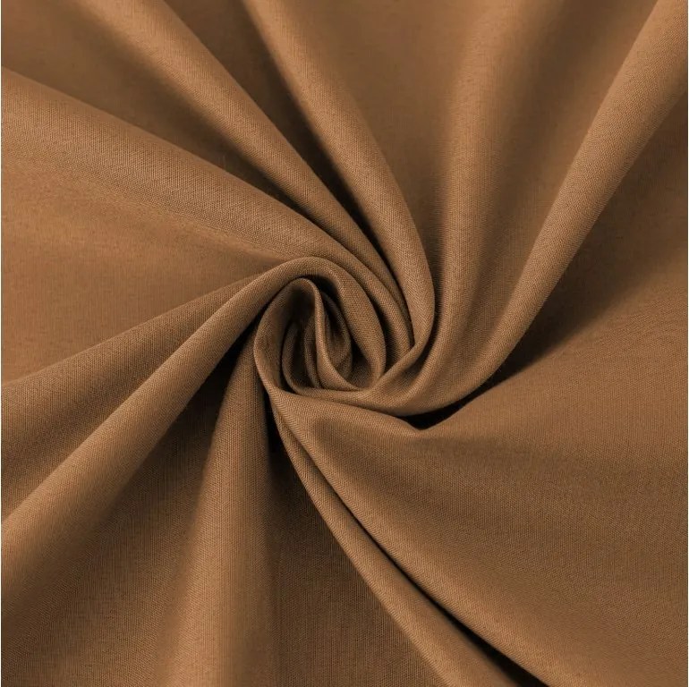 PrzytulneMieszkanie.pl Prześcieradło z mikrofibry MICROVELLE brązowe 90x200 cm
