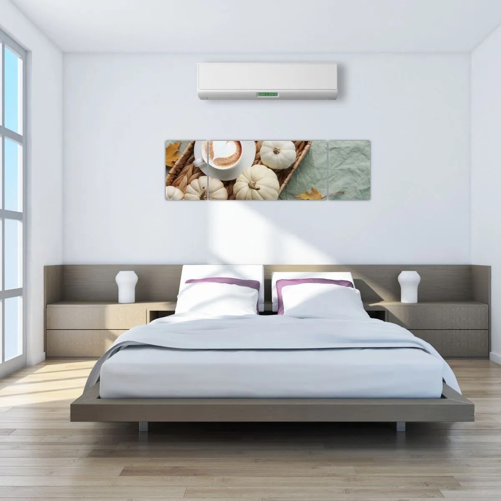 Obraz - Jesienny relaks (170x50 cm)