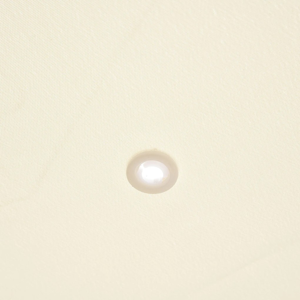 Outsunny Pergola Ogrodowa 3x3 297x297 cm Zadaszenie Tarasu Kremowa | Aosom PL