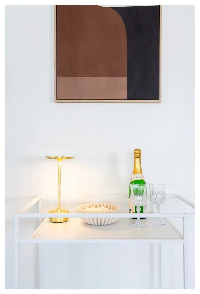 Metalowy barek na kółkach 40x68 cm Vita – House Nordic