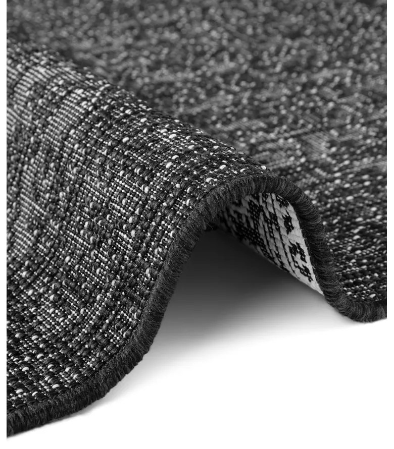 Czarno-biały dywan odpowiedni na zewnątrz 200x290 cm Duet Kona – NORTHRUGS