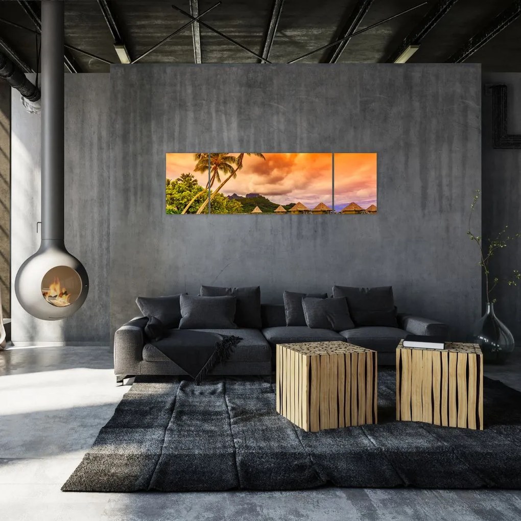 Obraz - Bora Bora Island (170x50 cm)