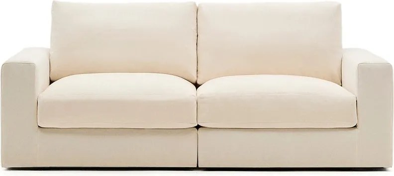 Beżowa sofa z tkaniny szenilowej 220 cm Alea – Kave Home