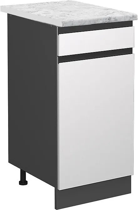 Szafka dolna do kuchni biały 40x46x81.6 r-line