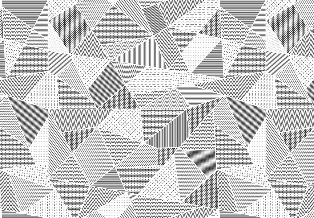 Fototapeta - Wielokąty (196x136 cm)