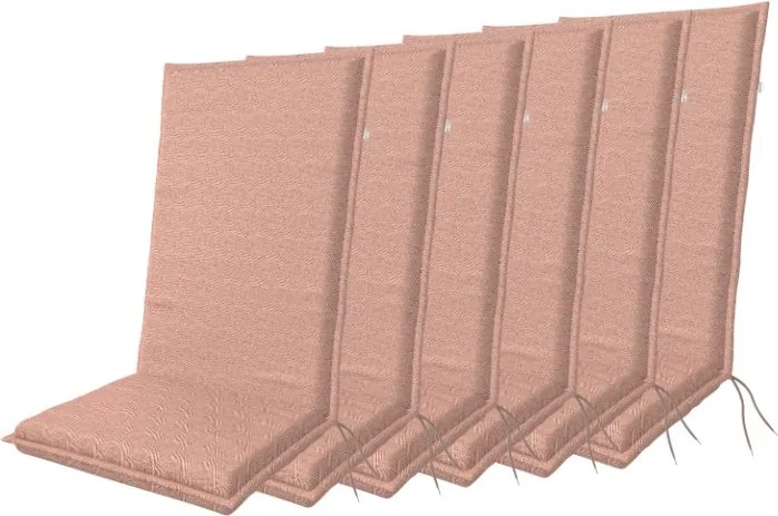 Doppler ART 4041 wysoki - set 6 szt. set 6 szt. poduszek na krzesło z wysokim oparciem