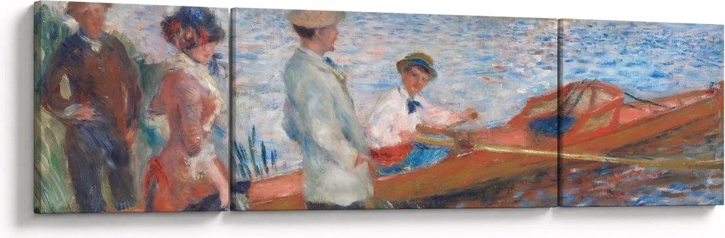 Obraz - Auguste Renoir, Oarsmen at Chatou, reprodukcje (170x50 cm)