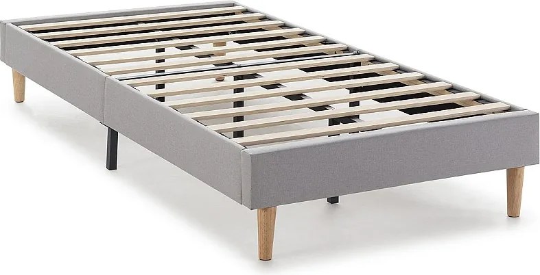 Kolumnowy materac tapicerowany Aura 90x190 cm Szary jasny, Wysokość 30 cm