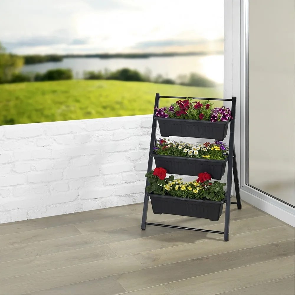 Metalowy kwietnik (wysokość 85 cm) Vertical – Maximex