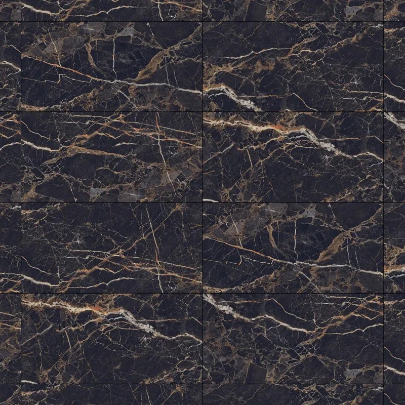 Mexen Orlo Black gres szkliwiony rekt. G1, płytka podłogowo-ścienna 120 x 60 cm, wysoki połysk - TL211-120-060-00
