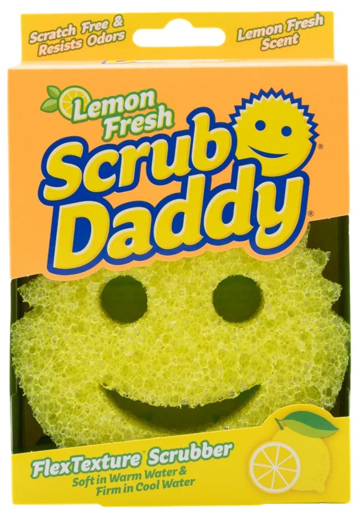 Gąbka Scrub Daddy Fresh Lemon, żółta