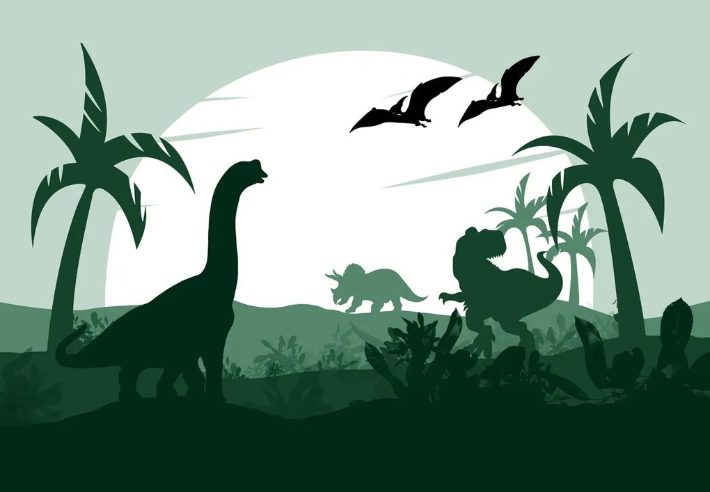 Fototapeta - Dinozaury (196x136 cm)