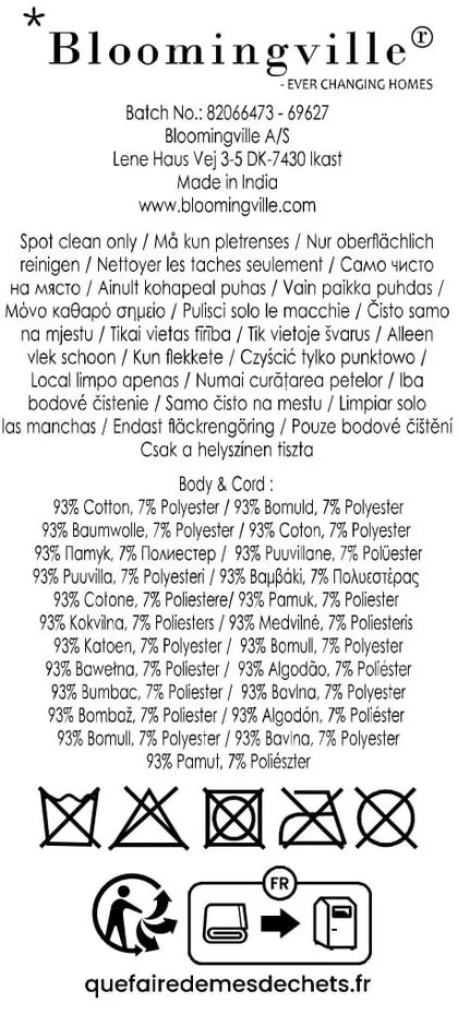 Hamak 205 cm Remo – Bloomingville