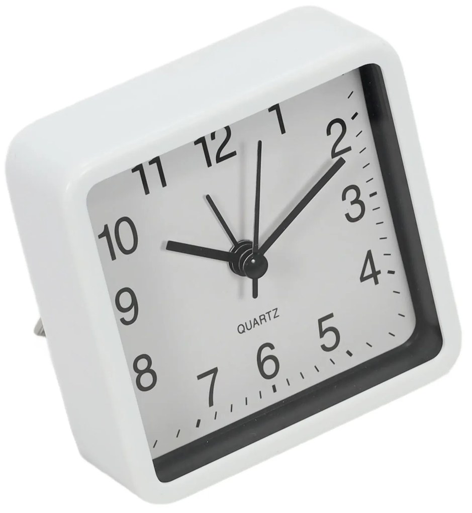 Cichy zegar stołowy do sypialni, budzik z mechanizmem QUARTZ