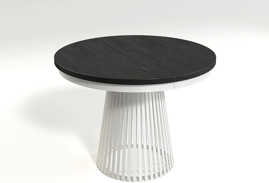 MINIO go for it, Stół rozkładany GORI w kolorze czarny Painflow/biały