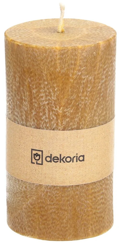 Świeca zapachowa palmowa walec Honey Brown