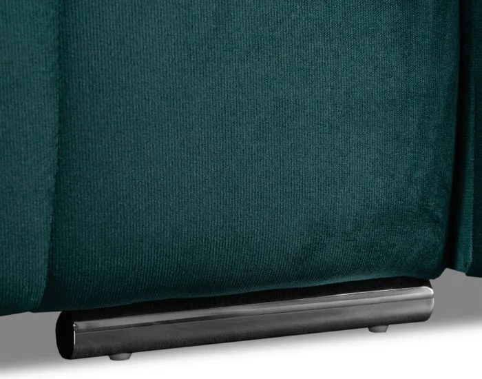 Sofa Rozkładana z Funkcją Spania IBIZA Dwuosobowa Zielona Nowoczesna do Salonu