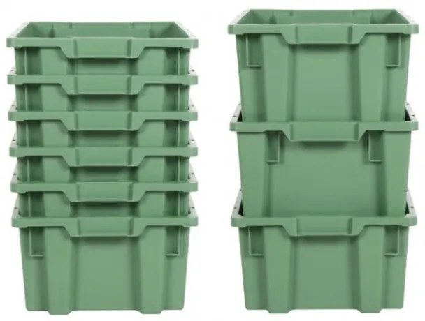 Pojemnik sztaplowalno-gniazdowy TELLUS 600 x 400 x 270 mm