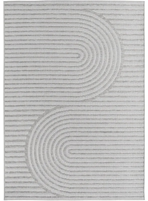 Dywan zewnętrzny Desert Geometria szary 80 cm x 150 cm