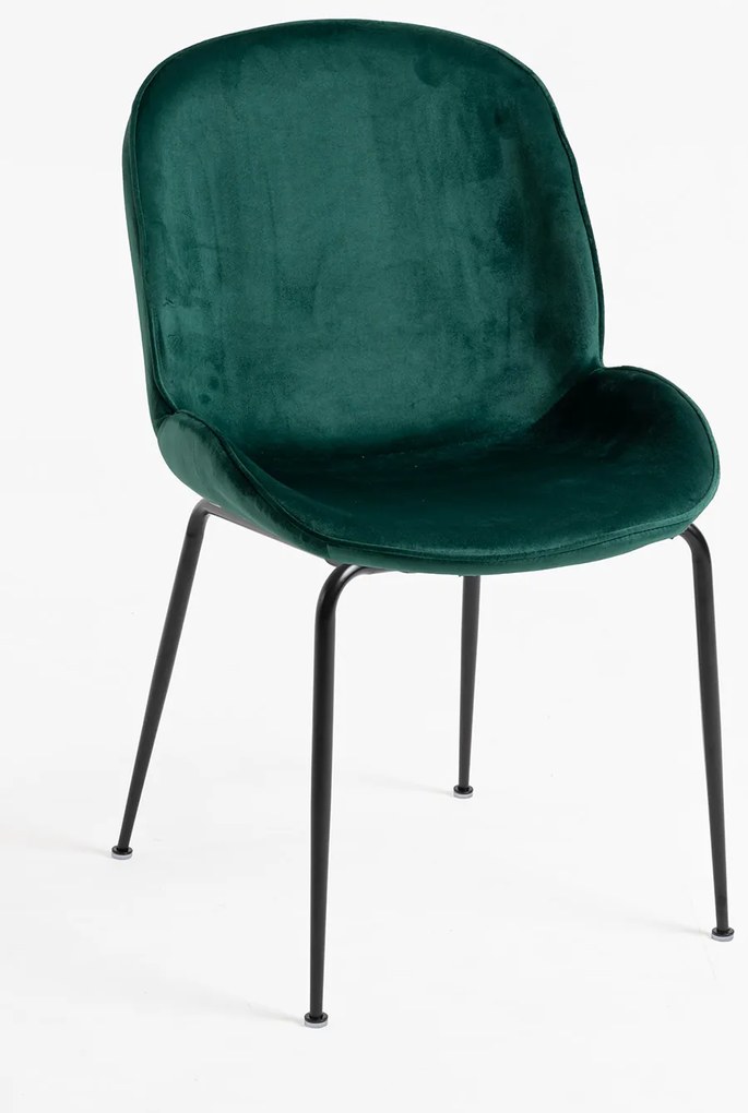 Krzeso Bille z czarnego aksamitu